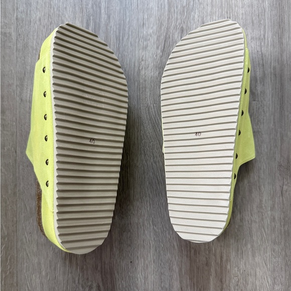 Intentionally Blank Cooper Platform Slide Sandals - Green - Picture 7 of 7